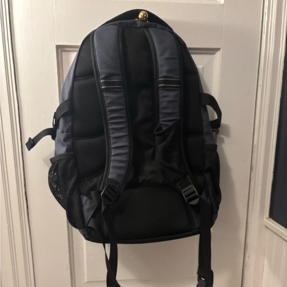 Pristine L.L. Bean Men's Escape Backpack in Black and Gray with Yellow Accents - Picture 2 of 2